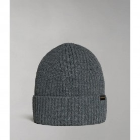 шапка,всички,шапки,napapijri,foli,3,beanie,grey,(dark,grey,mel)