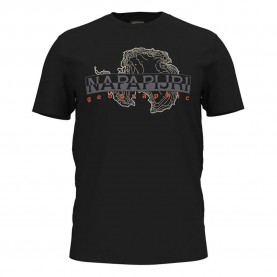 тениска,мъжки,тениски,napapijri,s,iceberg,short,sleeve,t,shirt,black,(black,041)