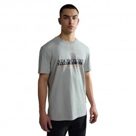 тениска,мъжки,тениски,napapijri,s,iceberg,short,sleeve,t,shirt,gray,ghost,(grey)