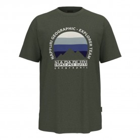 тениска,мъжки,тениски,napapijri,s,telemark,1,short,sleeve,t,shirt,green,depths,(green)