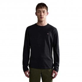 тениска,мъжки,тениски,napapijri,salis,1,long,sleeve,t,shirt,black,(black,041)