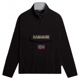 блуза,мъжки,пуловери,napapijri,t,burgee,half,zip,sweatshirt,black