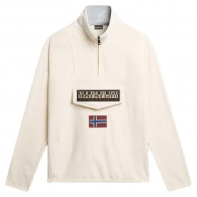 блуза,мъжки,пуловери,napapijri,t,burgee,half,zip,sweatshirt,beige,(whitecap,gray)