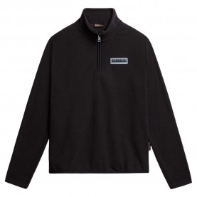 блуза,дамски,блузи,napapijri,t,iaato,half,zip,sweatshirt,black