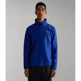 Блуза Napapijri T-Iaato half zip sweatshirt - Blue (Blue Mazarin B5A) блуза,мъжки,пуловери,napapijri,t,iaato,half,zip,sweatshirt,blue,(blue,mazarin,b5a)
