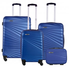 куфари,wellhome,wh4172,trolley,bag,4,units,blue,(blue)