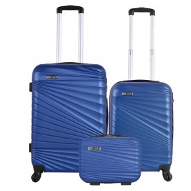 куфари,wellhome,wh4176,trolley,bag,3,units,blue,(blue)