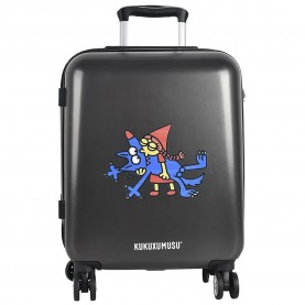 куфари,kukuxumusu,besukao,hg136,trolley,bag,black,(black)