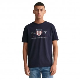 тениска,мъжки,тениски,gant,archive,shield,regular,fit,short,sleeve,t,shirt,blue