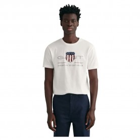тениска,мъжки,тениски,gant,archive,shield,regular,fit,short,sleeve,t,shirt,white