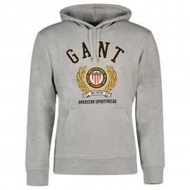суичър,мъжки,пуловери,gant,crest,hoodie,grey,(grey,melange)