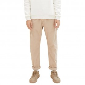 Панталони Tom tailor 1038991 Loose Tapered Cord 3/4 Pants - Beige (Silver Ecru) панталони,мъжки,панталони,tom,tailor,1038991,loose,tapered,cord,3,4,pants,beige,(silver,ecru)
