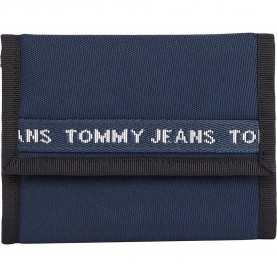 портфейли,и,портмонета,tommy,jeans,essential,nylon,trifold,wallet,blue