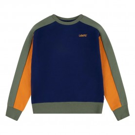 блуза,детски,блузи,levi´s,®,color,block,sweatshirt,blue,(ocean,cavern)