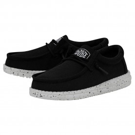 юношески,обувки,детски,обувки,hey,dude,wally,slub,canvas,youth,shoes,black