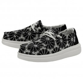 обувки,дамски,обувки,hey,dude,wendy,rise,eyelet,shoes,black