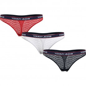 дамско,бельо,дамски,бикини,и,танкини,tommy,jeans,new,york,thong,3,units,multicolor