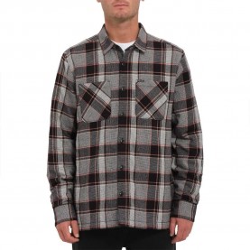 риза,с,дълъг,ръкав,мъжки,ризи,volcom,brickstone,lined,long,sleeve,shirt,brown