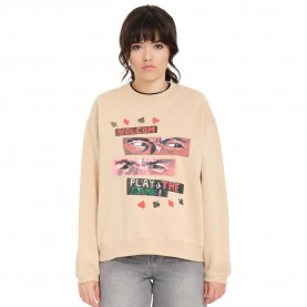 блуза,дамски,блузи,volcom,play,the,sweatshirt,beige