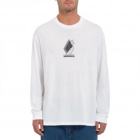 тениска,мъжки,тениски,volcom,stairway,long,sleeve,t,shirt,white