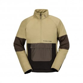 блуза,мъжки,пуловери,volcom,tech,half,zip,sweatshirt,green