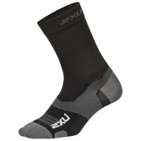 чорапи,мъжки,чорапи,2xu,vectr,light,cushion,crew,socks,black,titanium,(black)