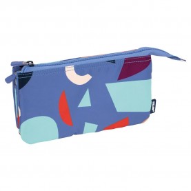 канцеларски,принадлежности,milan,5,pocket,the,fun,animals,special,series,pencil,case,blue,(blue)