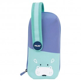 канцеларски,принадлежности,milan,kit,4,filled,s,fun,animals,special,series,pencil,case,blue,(green)