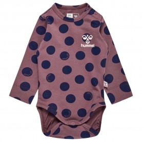 детски,облекла,за,момичета,hummel,dotty,long,sleeve,body,pink,(rose,brown)