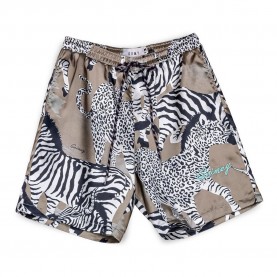 къси,панталони,дамски,панталони,grimey,animal,satin,shorts,multicolor