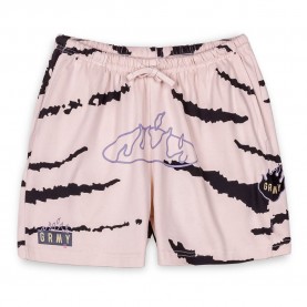 къси,панталони,дамски,панталони,grimey,cloven,tongues,all,over,print,sweat,shorts,multicolor