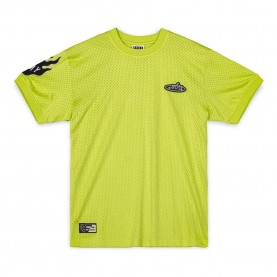 Тениска Grimey Cloven Tongues Mesh short sleeve T-shirt - Yellow (Lime) тениска,мъжки,тениски,дамски,тениски,grimey,cloven,tongues,mesh,short,sleeve,t,shirt,yellow,(lime)