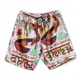 къси,панталони,дамски,панталони,grimey,viet,cong,beer,satin,shorts,white