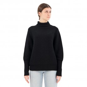блуза,дамски,пуловери,дамски,плетени,дрехи,icebreaker,seevista,funnel,neck,merino,sweater,black,(black)