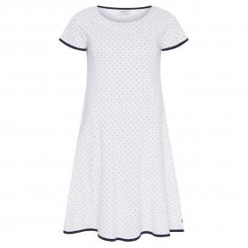 рокля,дамски,поли,и,рокли,sea,ranch,dot,short,sleeve,long,dress,white