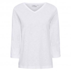 тениска,дамски,тениски,sea,ranch,kaya,3,4,sleeve,v,neck,t,shirt,white