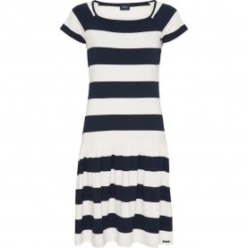 рокля,дамски,поли,и,рокли,sea,ranch,petra,short,sleeve,long,dress,dark,navy,pearl,(white,blue)