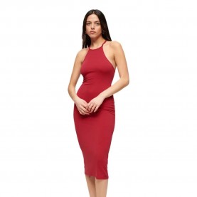 рокля,дамски,поли,и,рокли,superdry,back,jersey,sleeveless,midi,dress,red