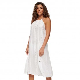 рокля,дамски,поли,и,рокли,superdry,vintage,halter,sleeveless,midi,dress,white