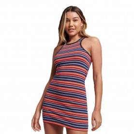 рокля,дамски,поли,и,рокли,superdry,vintage,stripe,sleeveless,short,dress,cali,coral,stripe,(multicolor)