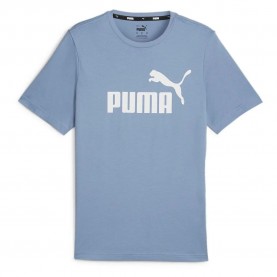 тениска,мъжки,тениски,puma,ess,logo,short,sleeve,t,shirt,zen,blue,(blue)