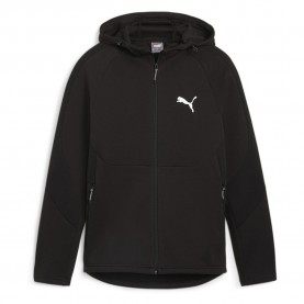 блуза,дамски,блузи,puma,evostripe,dk,full,zip,sweatshirt,black