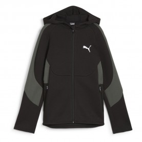блуза,детски,блузи,puma,evostripe,dk,full,zip,sweatshirt,black