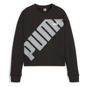 блуза,дамски,блузи,puma,power,sweatshirt,black