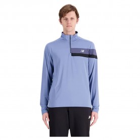 блуза,мъжки,пуловери,new,balance,accelerate,half,zip,sweatshirt,blue