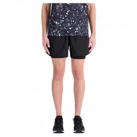Къси панталони New balance Accelerate Pacer 5´´ sweat shorts - Multicolor (Black) къси,панталони,мъжки,панталони,new,balance,accelerate,pacer,5´´,sweat,shorts,multicolor,(black)