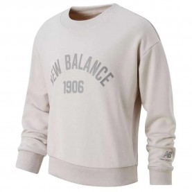 Блуза New balance Nb Essentials Varisty sweatshirt - Beige (Moonbeam) блуза,детски,блузи,new,balance,nb,essentials,varisty,sweatshirt,beige,(moonbeam)