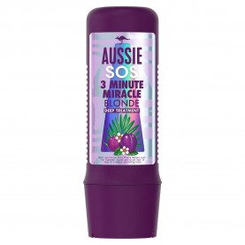 хигиена,коса,aussie,3,mm,sos,blonde,mask,225ml,clear,(multicolor)