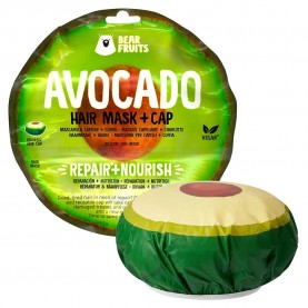хигиена,коса,bear,fruits,avocado,capillary,mask,20ml,green,(multicolor)
