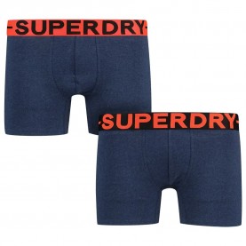 боксерки,мъжко,бельо,superdry,boxers,2,units,dark,indigo,blue,marl,(blue)